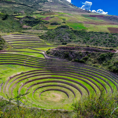 Ruinen von Moray in Peru Ruinen von Moray in Peru